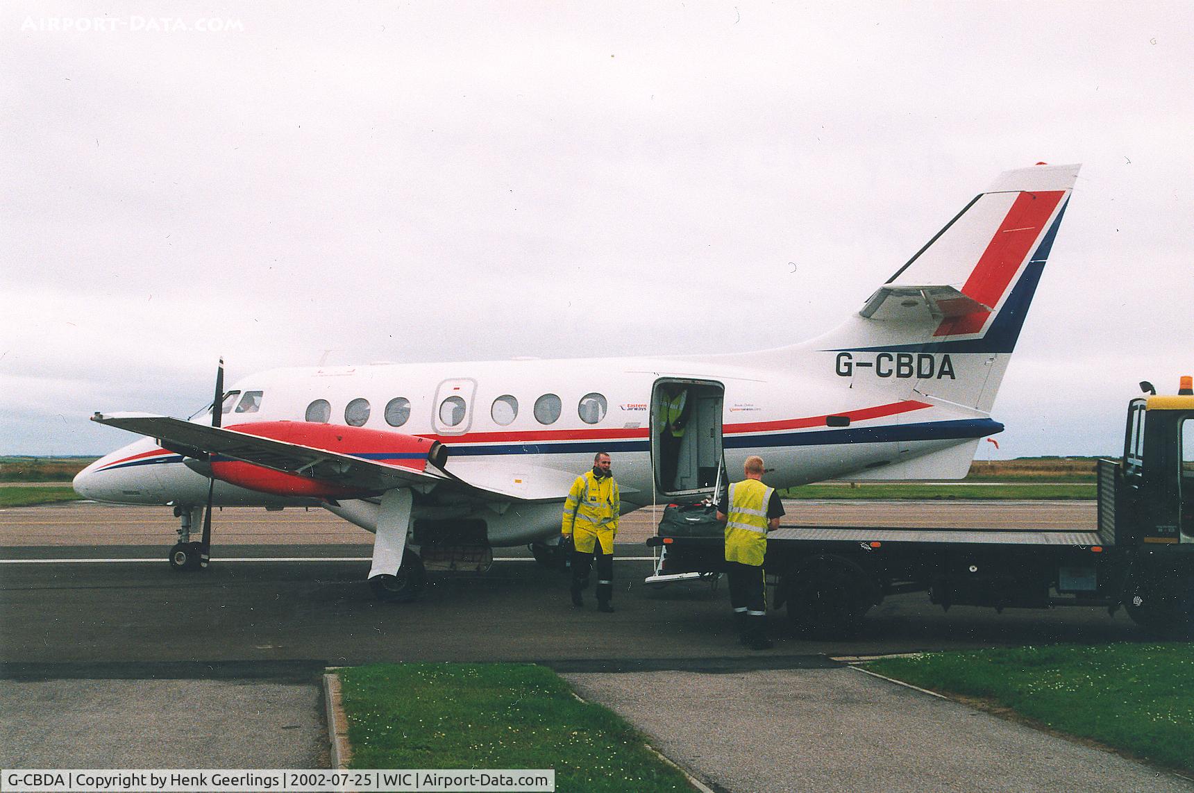 G-CBDA, 1996 British Aerospace BAe-3202 Jetstream 32 C/N 986, Eastern Airways