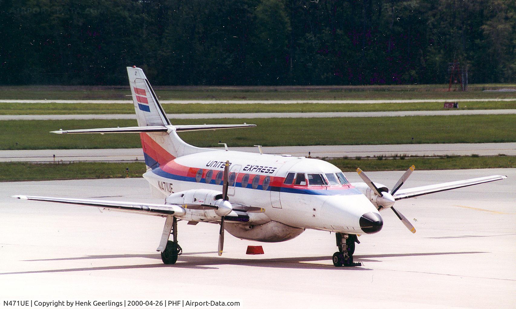 N471UE, 1988 British Aerospace BAe-3201 Jetstream C/N 821, United Express
