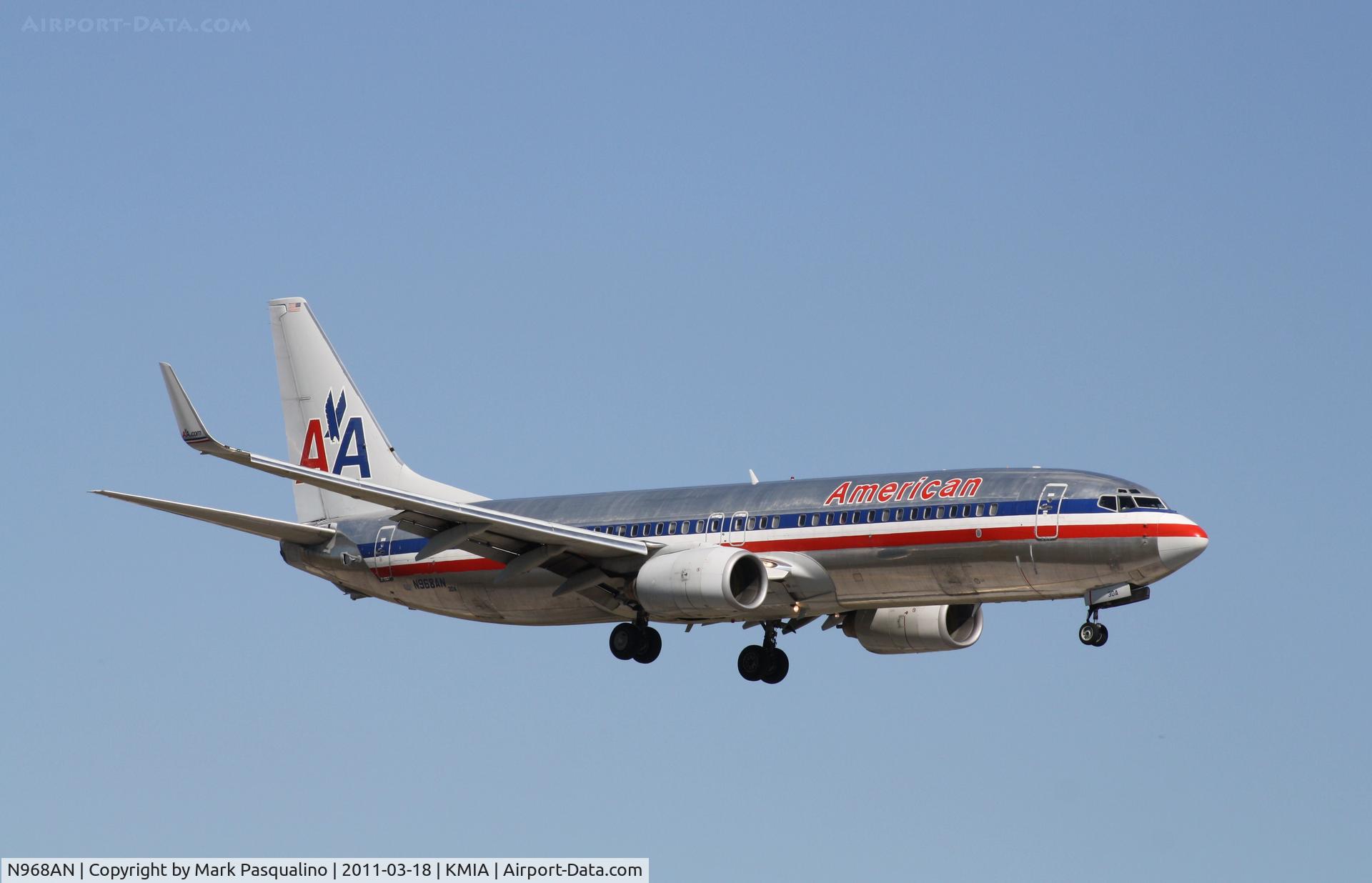 N968AN, 2001 Boeing 737-823 C/N 30095, Boeing 737-800