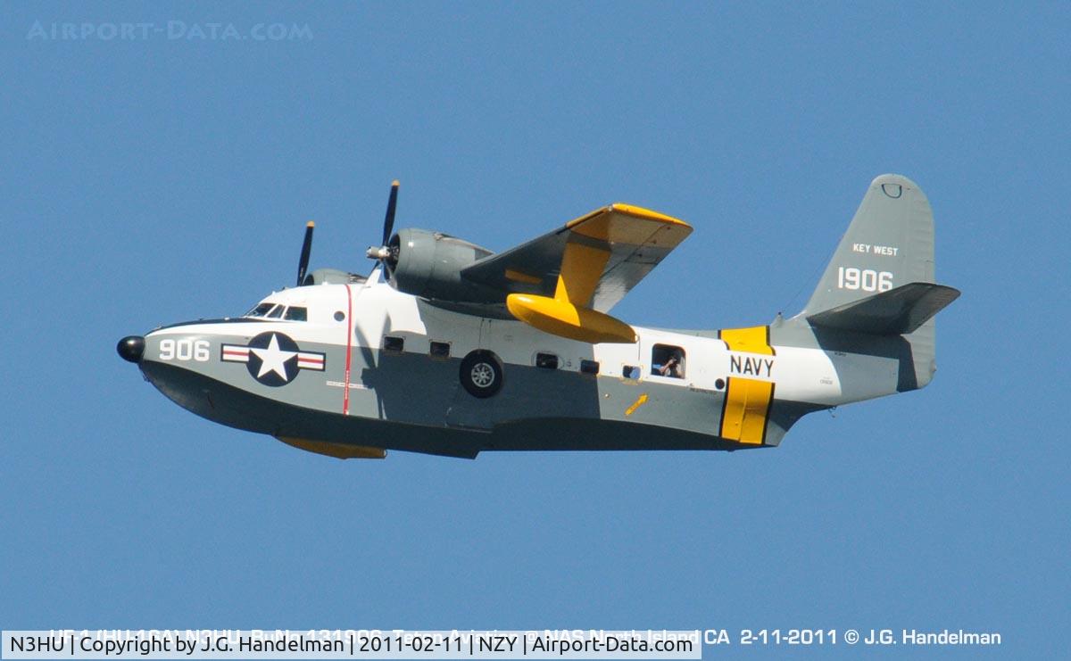N3HU, 1953 Grumman UF-1/HU-16 C/N G-281, over NAS North Island