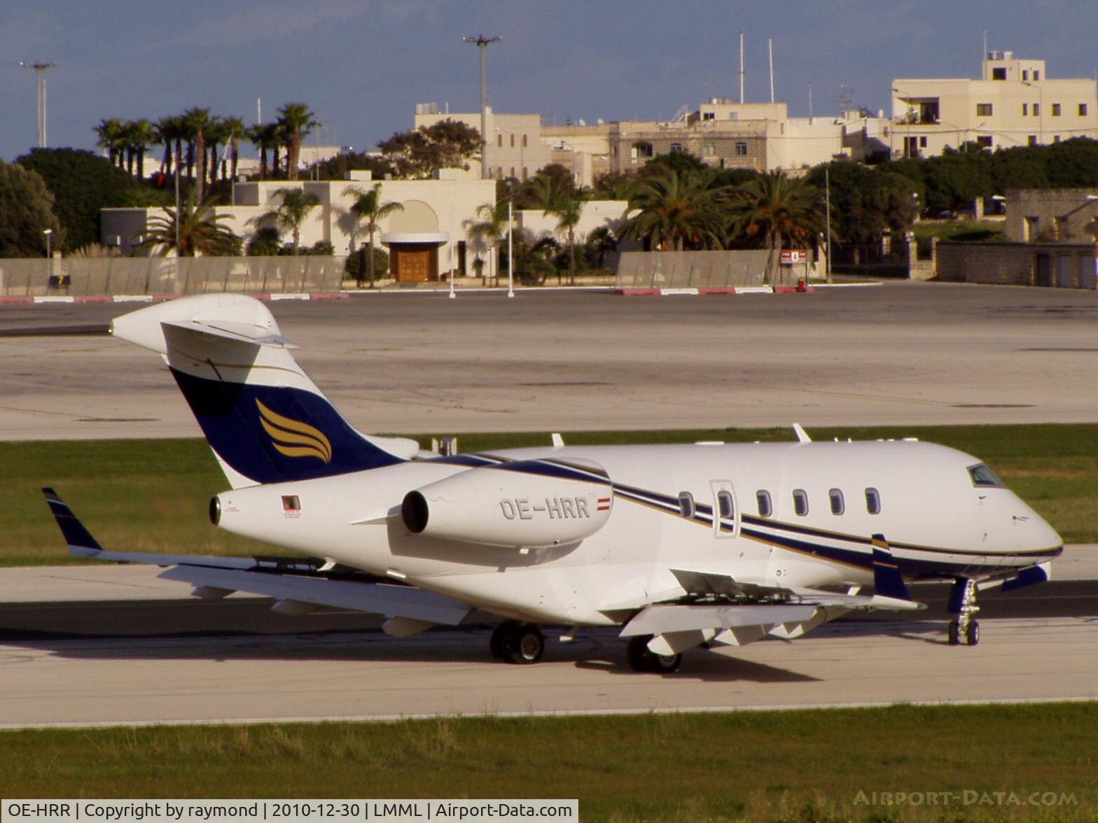 OE-HRR, 2004 Bombardier Challenger 300 (BD-100-1A10) C/N 20033, Amira Air OE-HRR after landing
