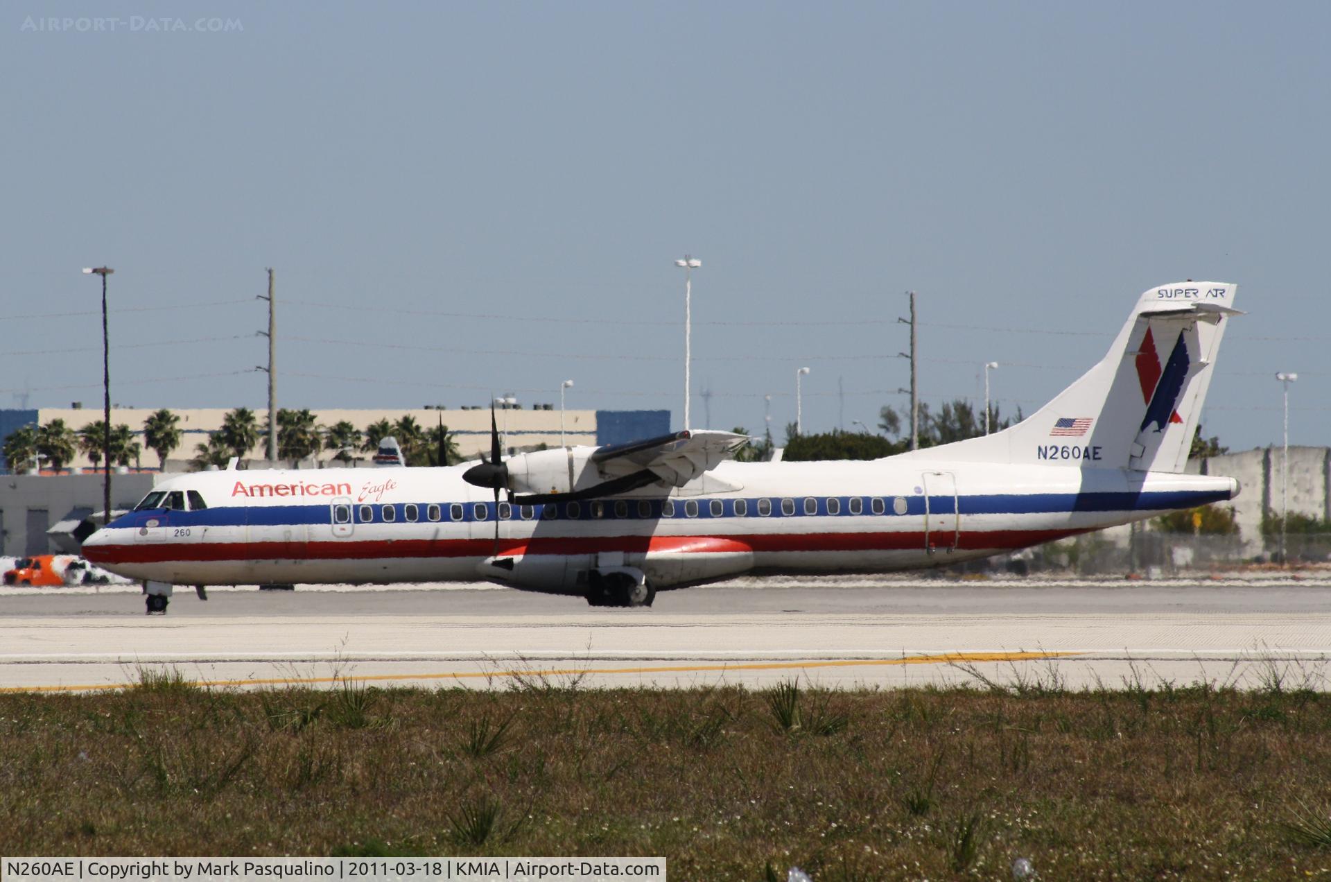 N260AE, 1991 ATR 72-212 C/N 263, ATR 72-200