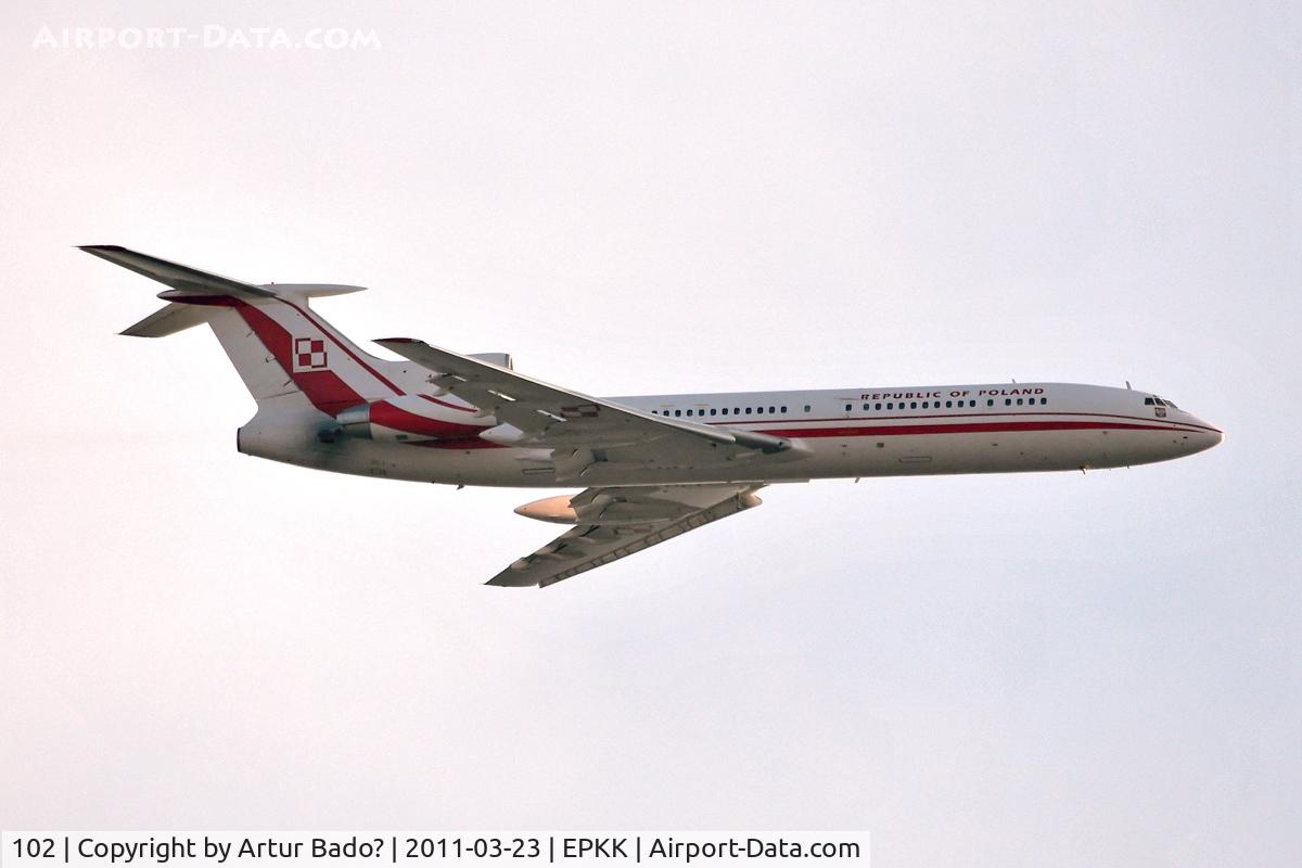 102, 1990 Tupolev Tu-154M C/N 90A862, Republic of Poland