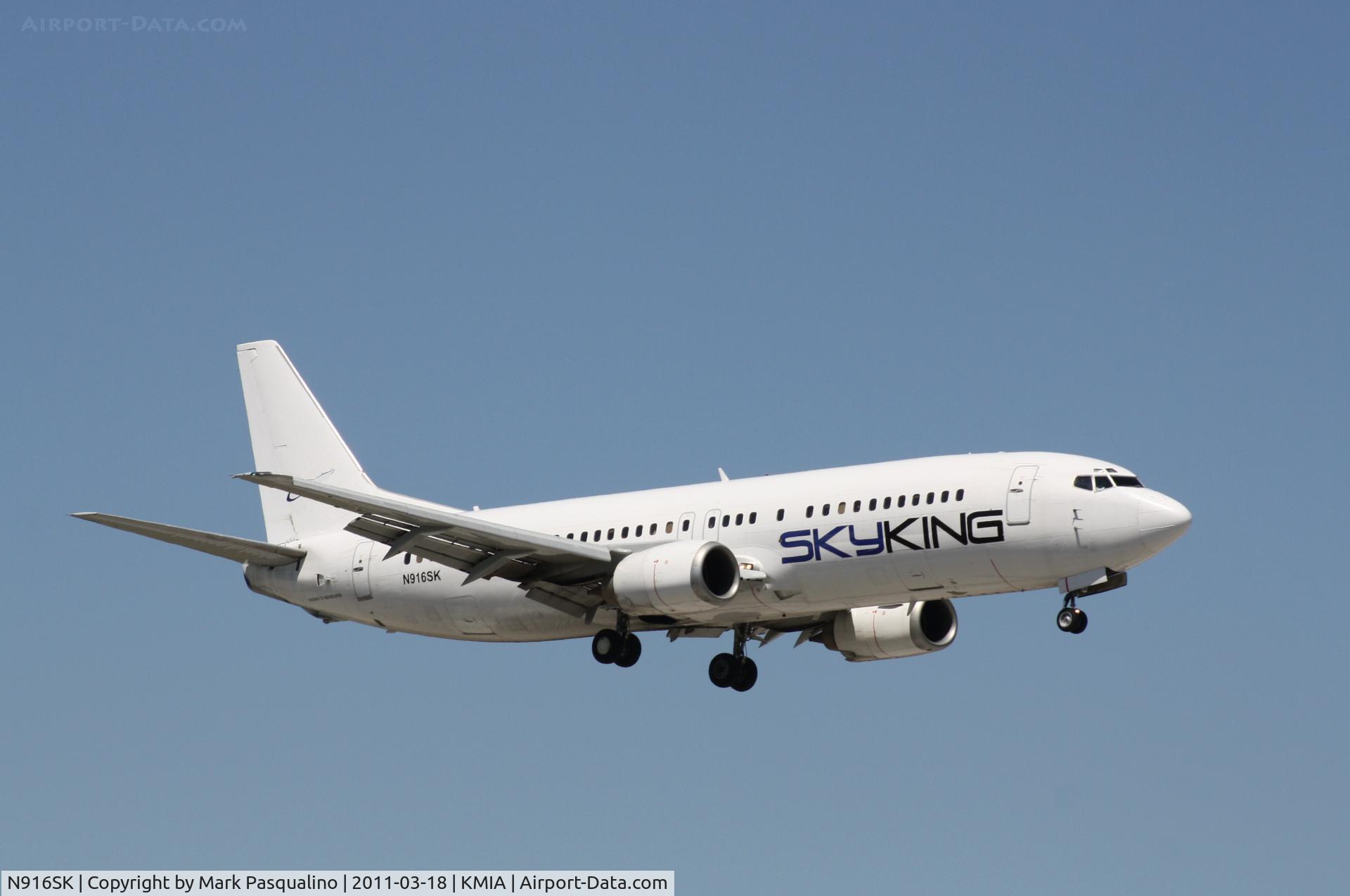 N916SK, 1991 Boeing 737-4Q8 C/N 24706, Boeing 737-400