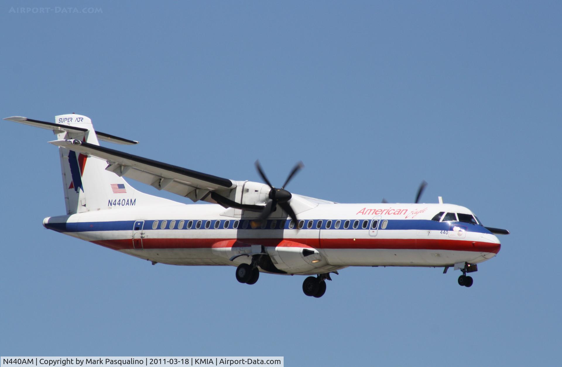 N440AM, 1994 ATR 72-212 C/N 440, ATR 72-200