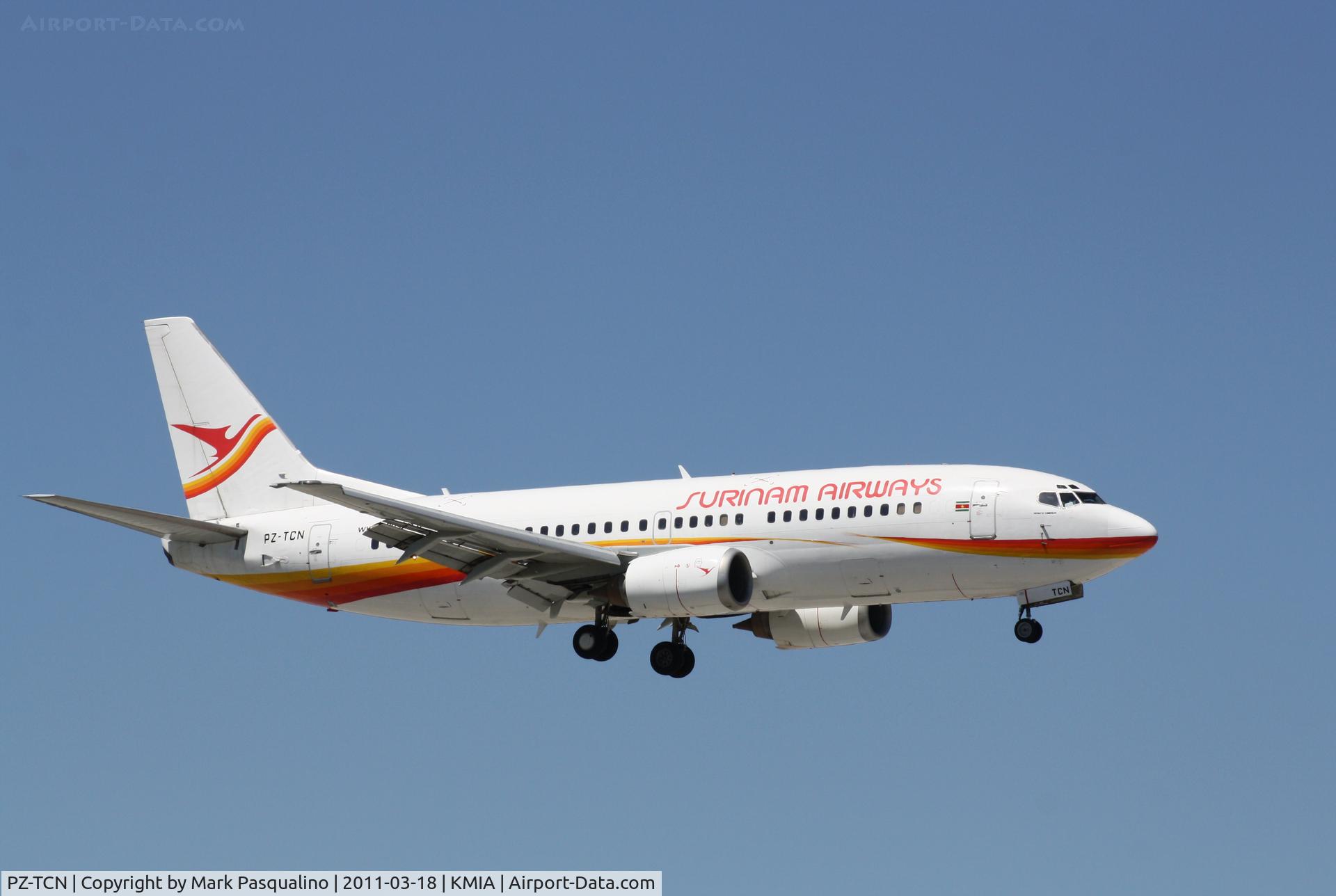 PZ-TCN, 1997 Boeing 737-36N C/N 28668, Boeing 737-300