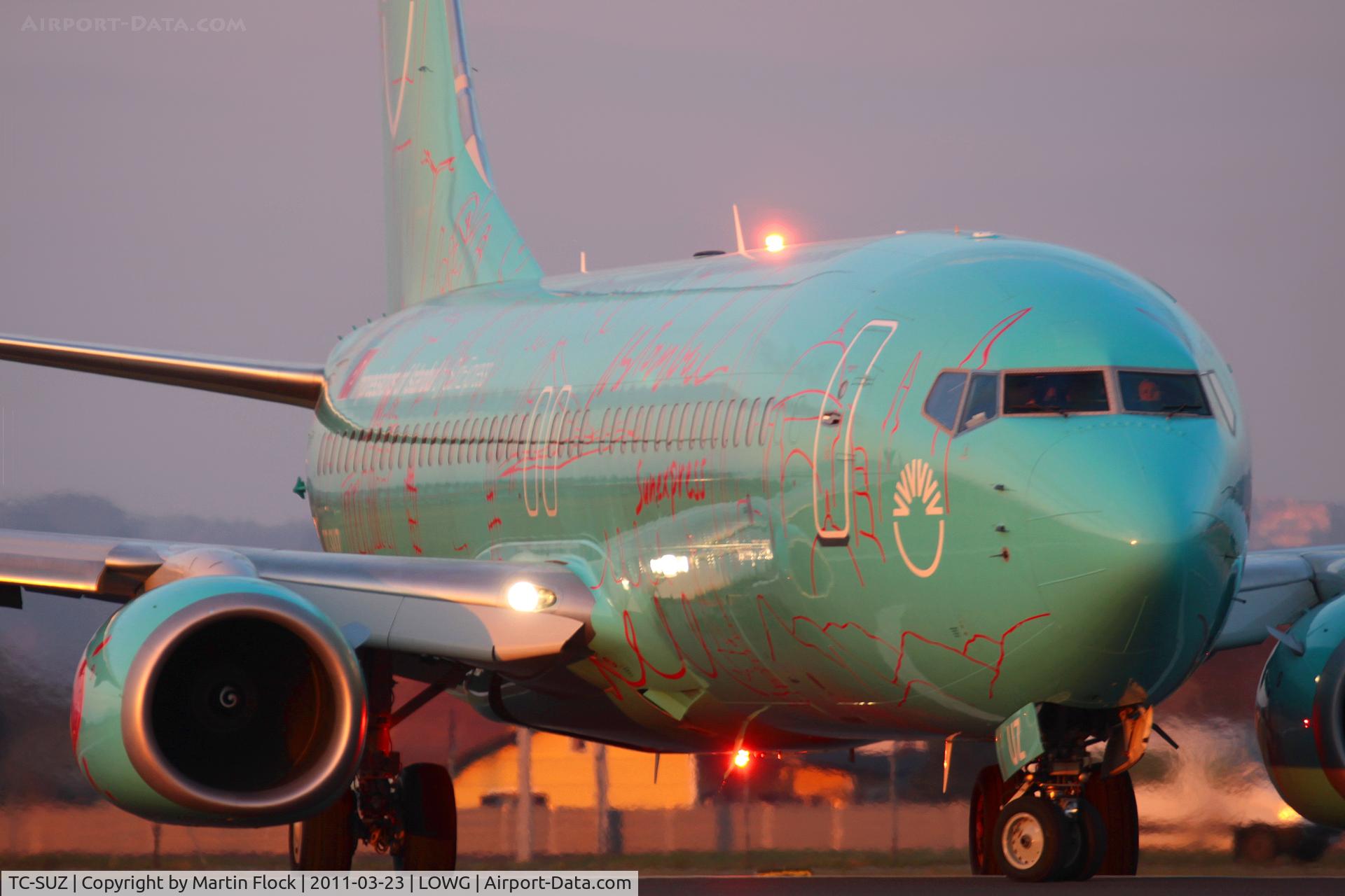 TC-SUZ, 2008 Boeing 737-8HX C/N 29649, .