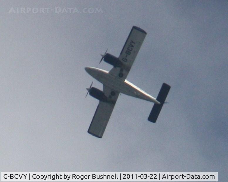 G-BCVY, 1974 Piper PA-34-200T Seneca II C/N 34-7570022, Taken Over North Gorley Hamshire U.K.