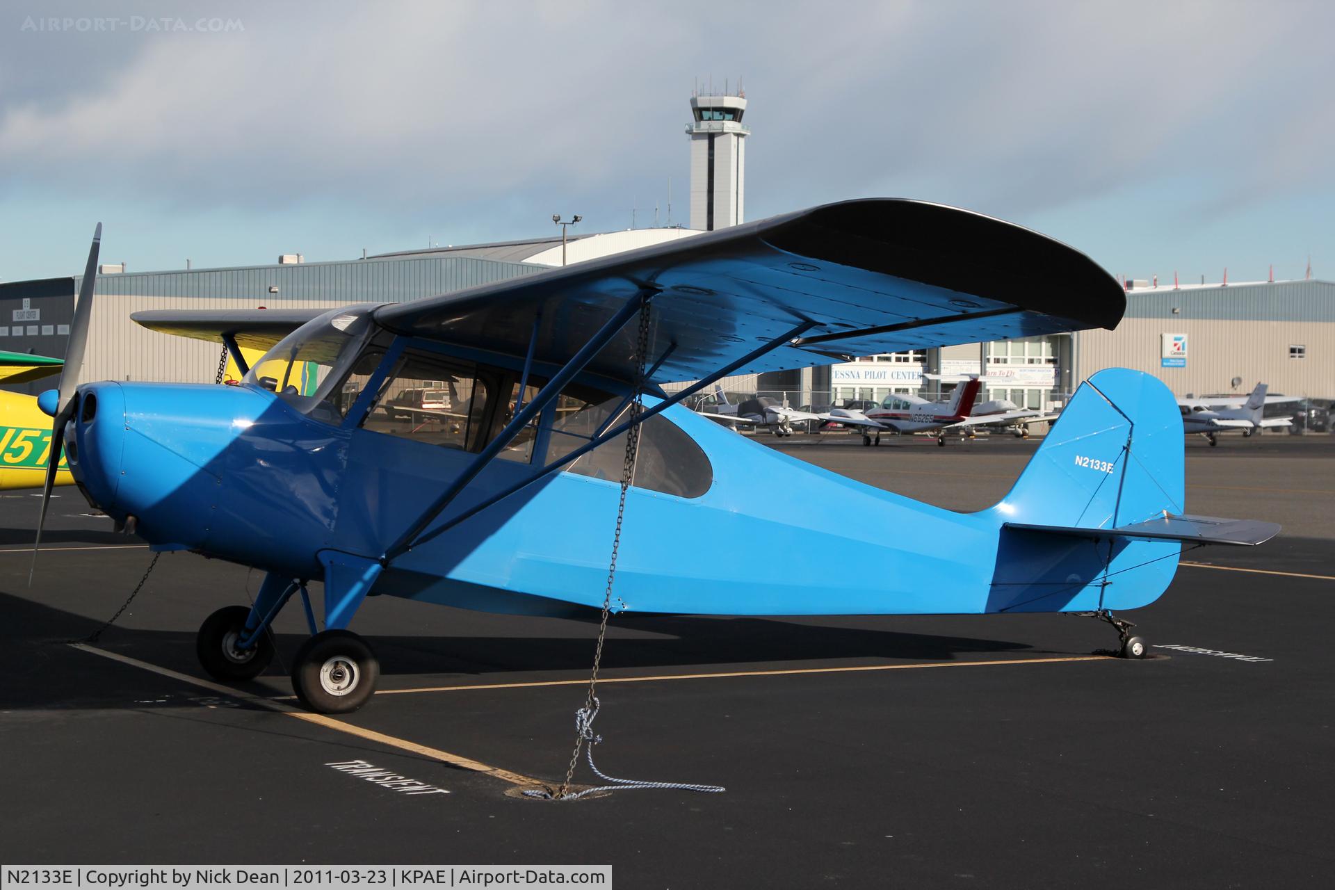 N2133E, 1946 Aeronca 7AC Champion C/N 7AC-5704, KPAE