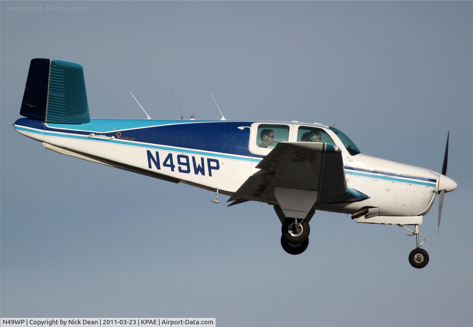 N49WP, 1951 Beech C35 Bonanza C/N D-2725, KPAE