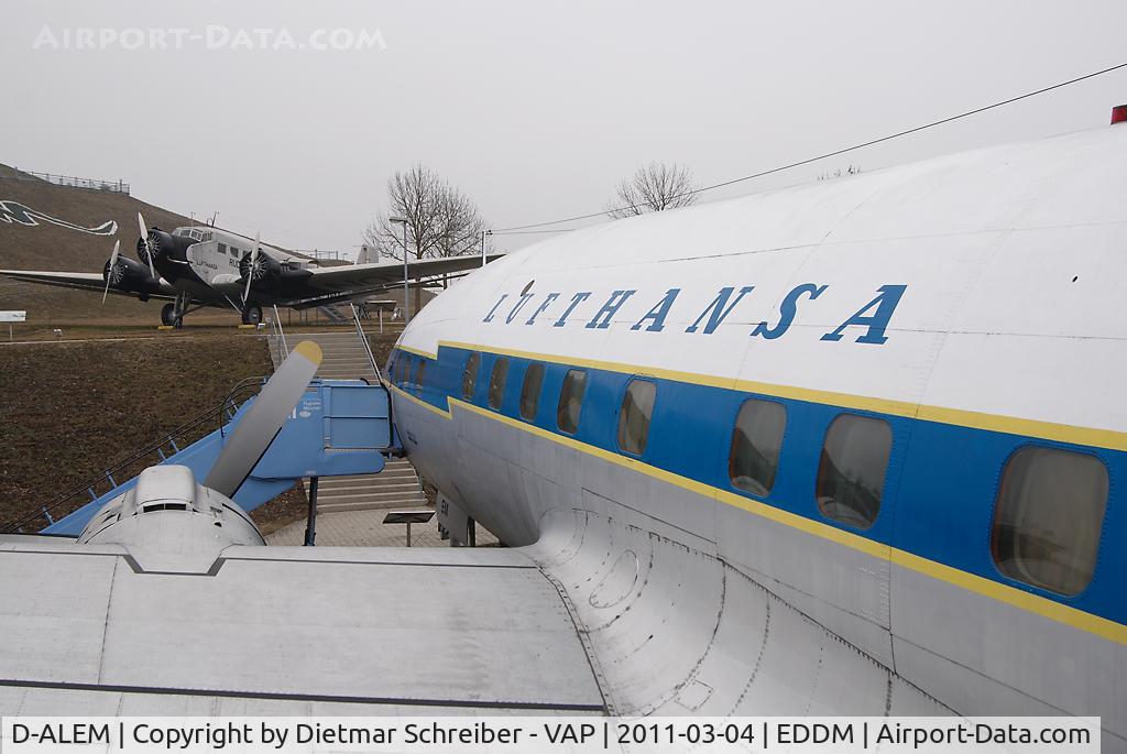 D-ALEM, 1955 Lockheed L-1049G Super Constellation C/N 4603, Lufthansa L1049 Super Constellation