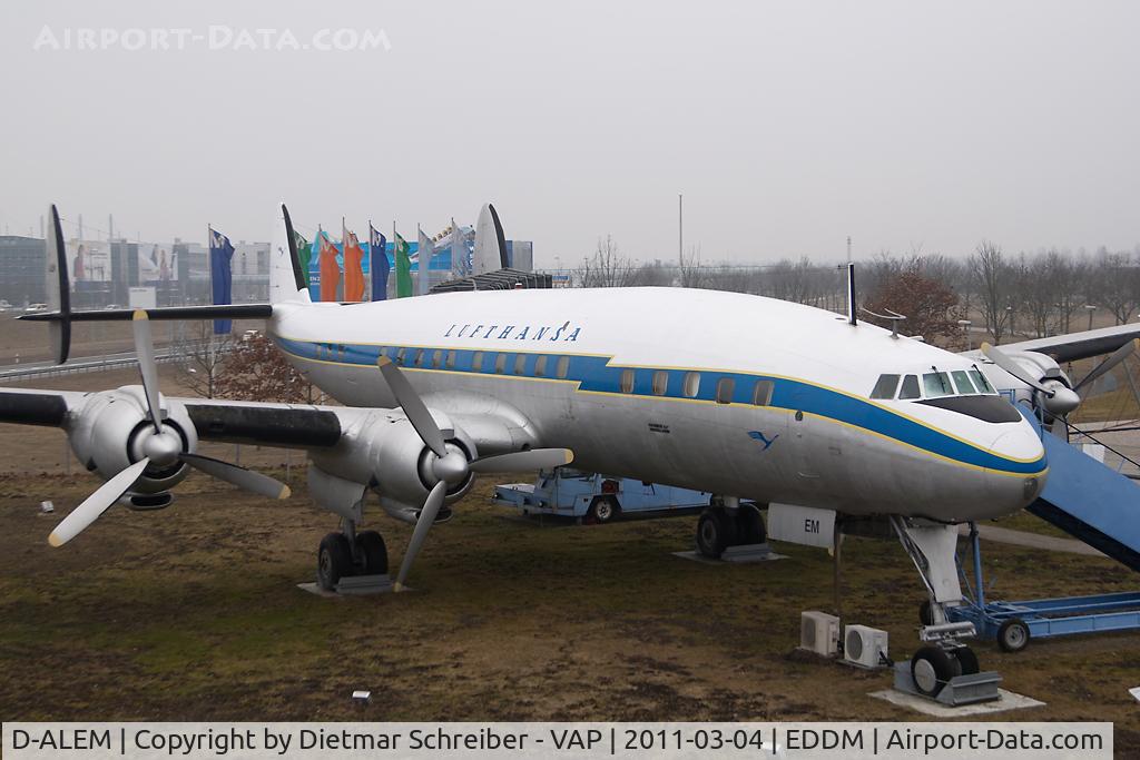 D-ALEM, 1955 Lockheed L-1049G Super Constellation C/N 4603, Lufthansa L1049