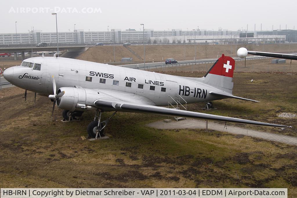HB-IRN, 1941 Douglas C-53-DO C/N 4828, Swissair DC3