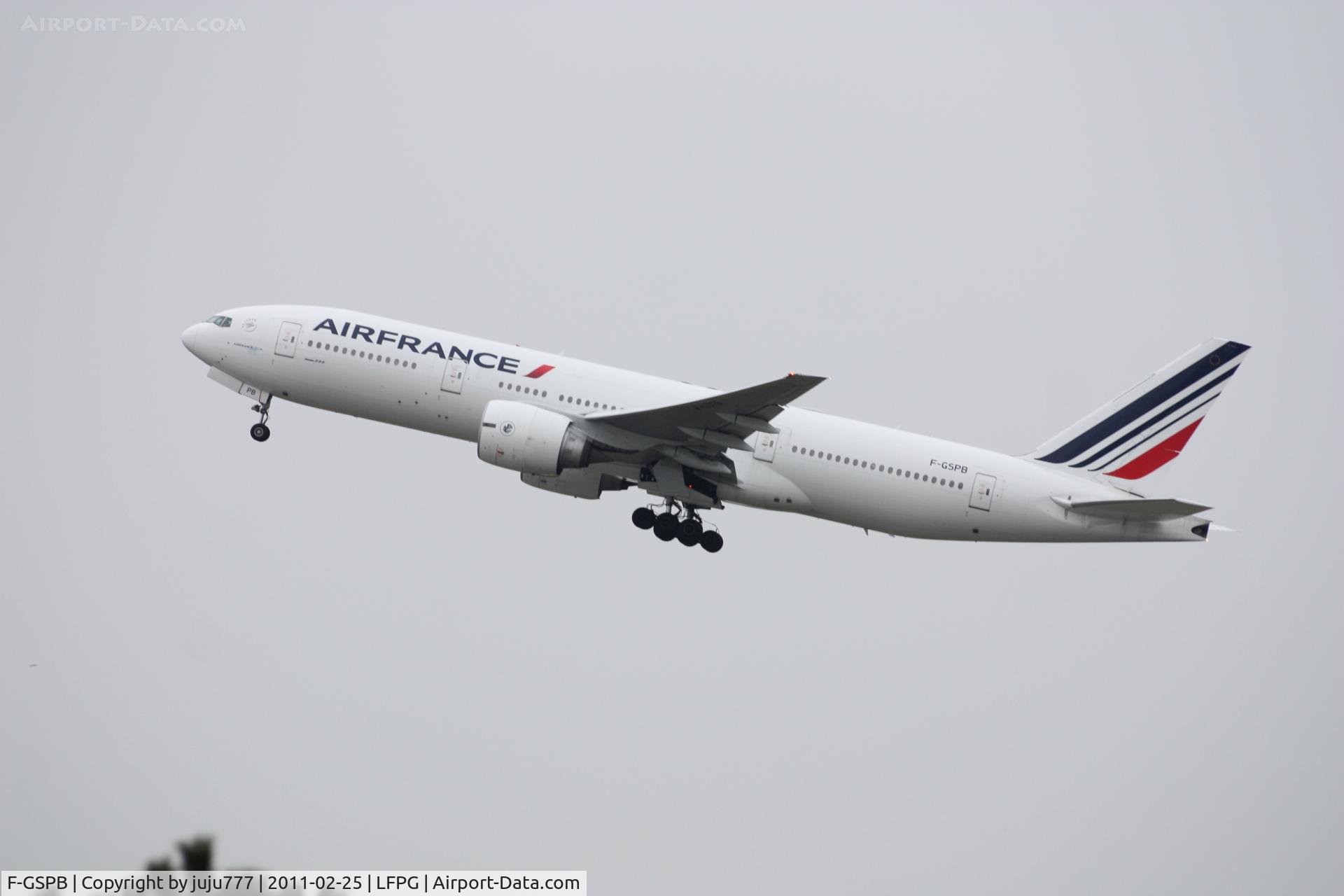 F-GSPB, 1998 Boeing 777-228/ER C/N 29003, with new sheme
