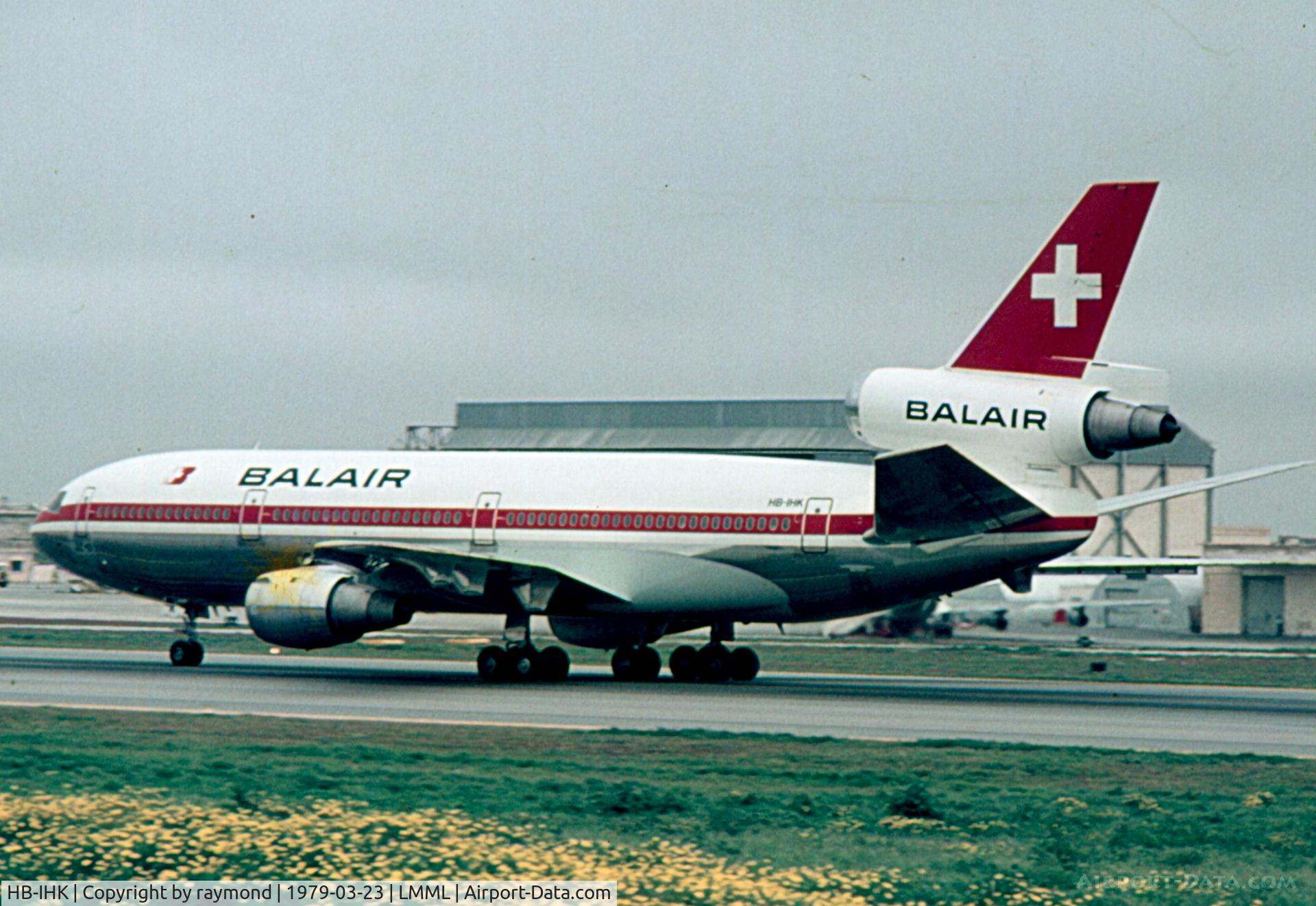 HB-IHK, 1978 McDonnell Douglas DC-10-30 C/N 46998, DC10 HB-IHK Balair
