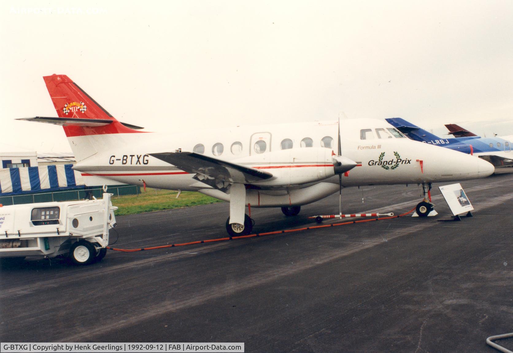 G-BTXG, 1986 British Aerospace BAe-3102 Jetstream 31 C/N 719, Farnborough Air Show 1992