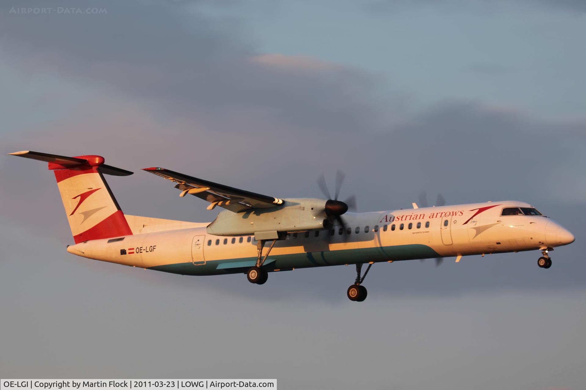 OE-LGI, 2004 De Havilland Canada DHC-8-402Q Dash 8 C/N 4100, .