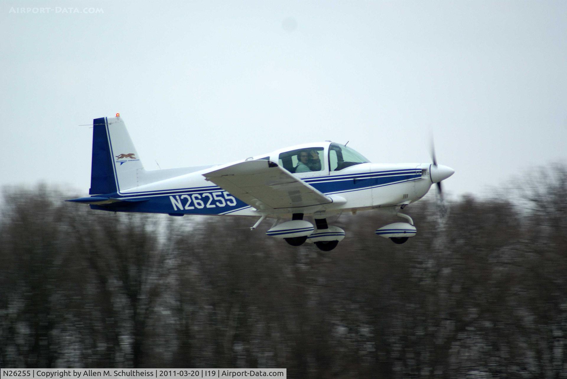 N26255, 1977 Grumman American AA-5A Cheetah C/N AA5A0485, Grumman AA-5A