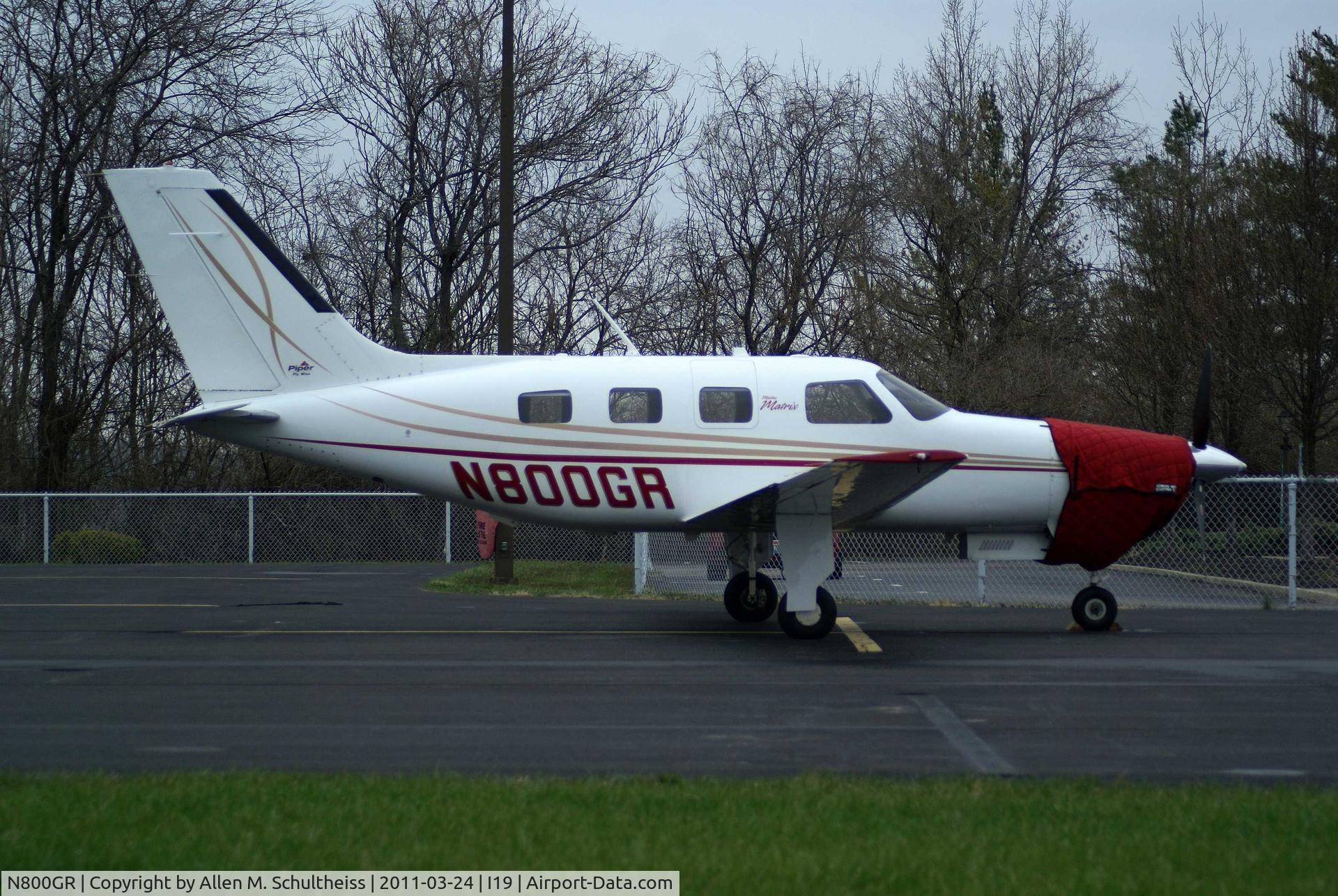 N800GR, 2008 Piper PA-46R-350T Malibu Matrix C/N 4692025, Malibu