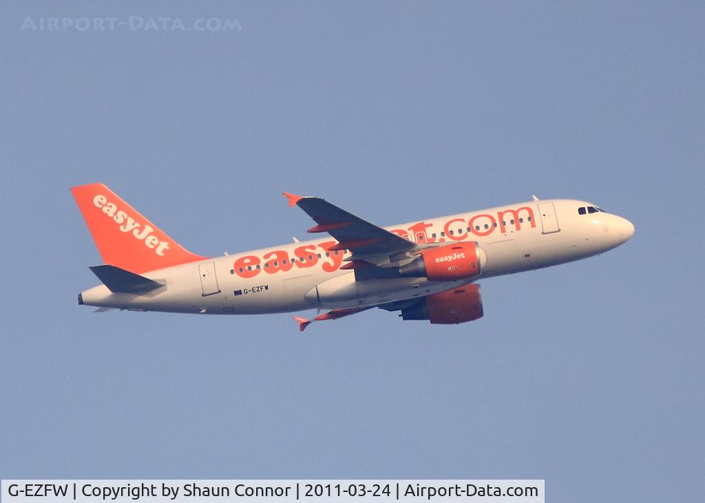 G-EZFW, 2010 Airbus A319-111 C/N 4380, EasyJet