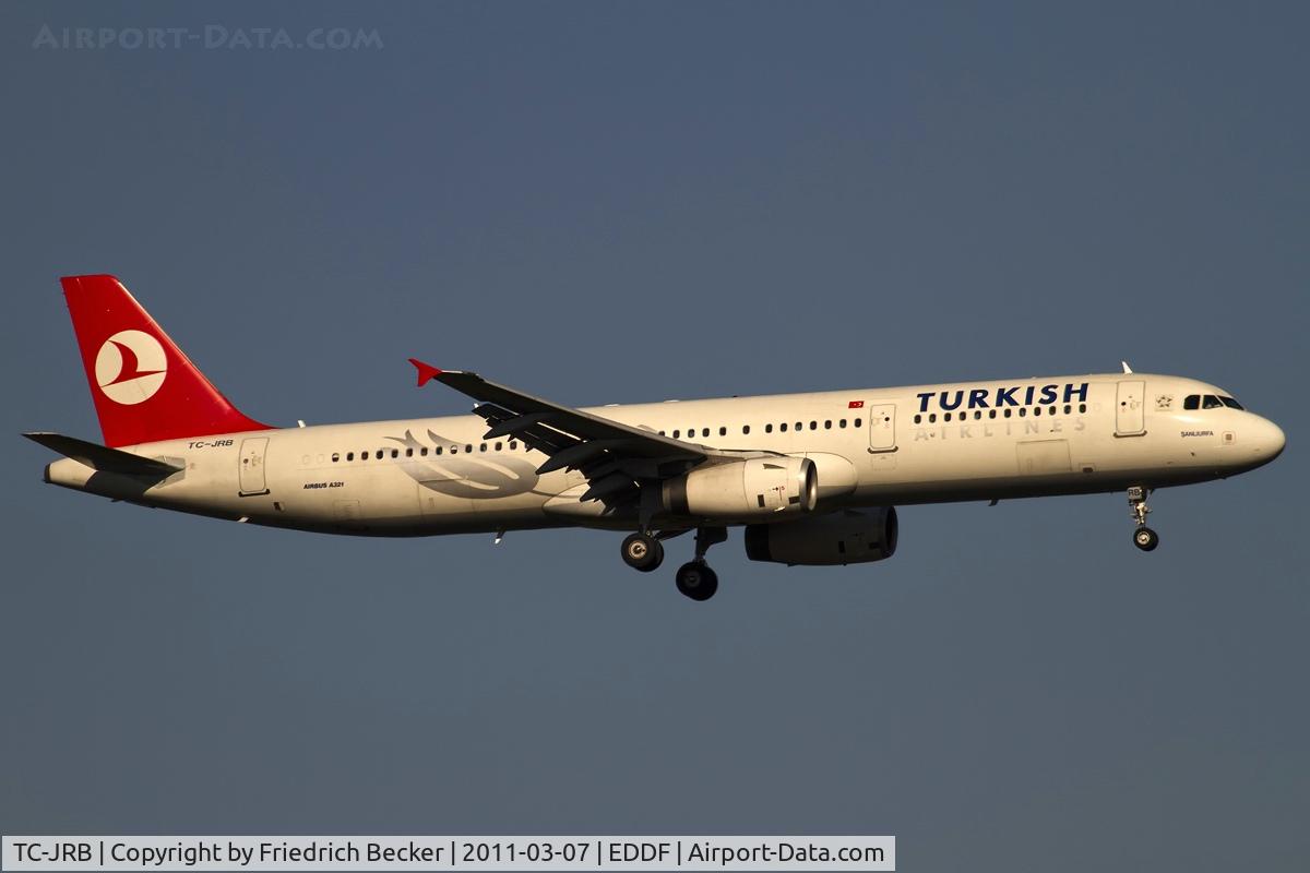 TC-JRB, 2006 Airbus A321-231 C/N 2868, on final