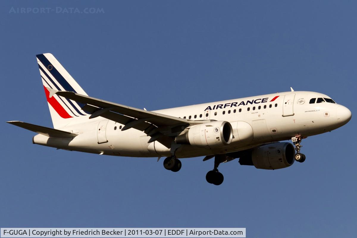 F-GUGA, 2002 Airbus A318-111 C/N 2035, on final