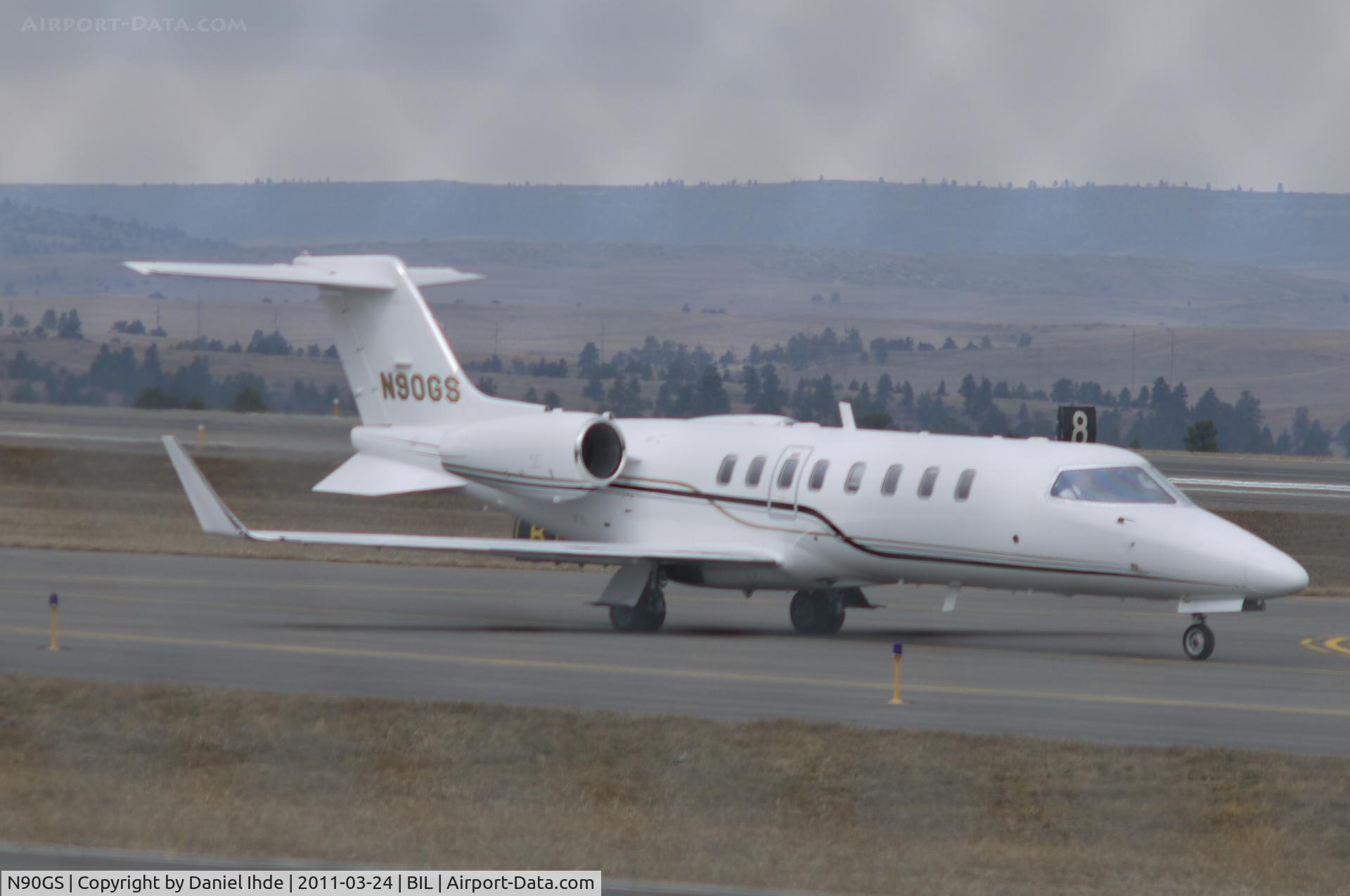 N90GS, 2002 Learjet Inc 45 C/N 225, Lear 45 @ BIL
