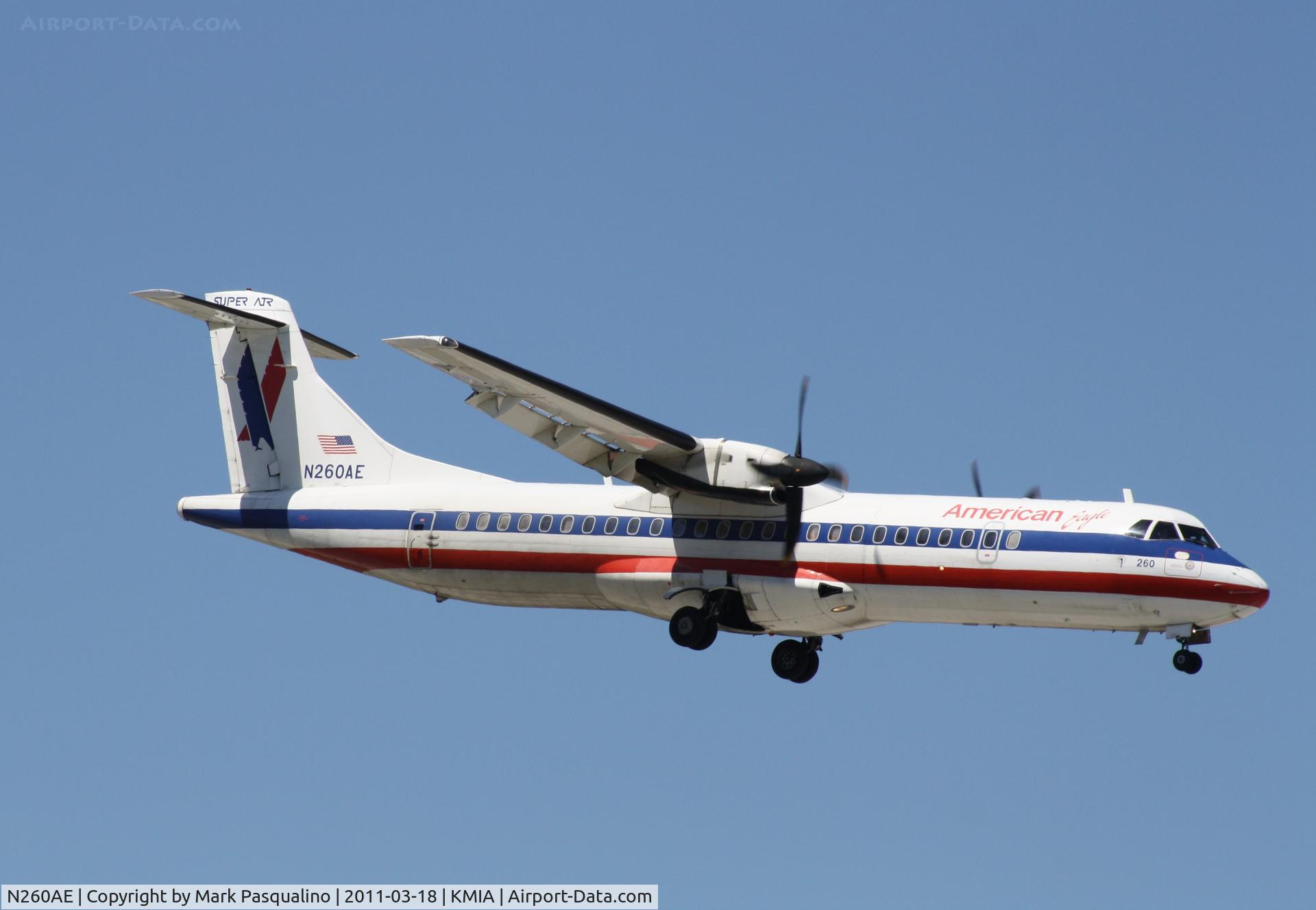 N260AE, 1991 ATR 72-212 C/N 263, ATR 72-200