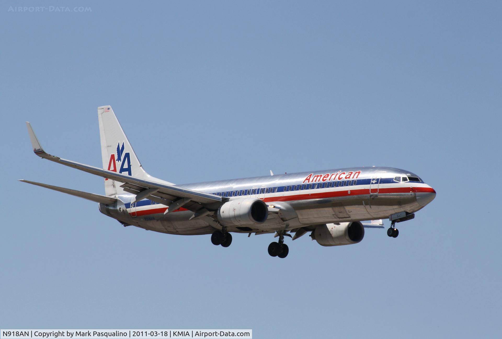 N918AN, 1999 Boeing 737-823 C/N 29519, Boeing 737-800
