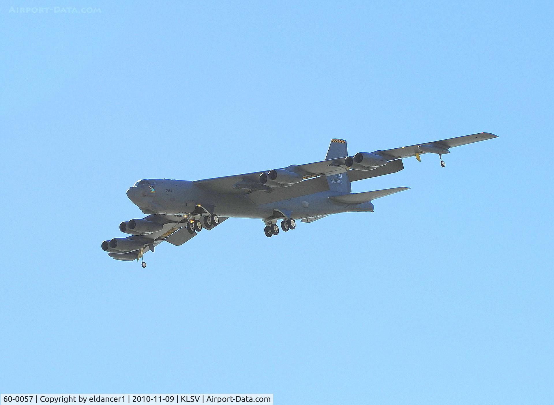 60-0057, 1960 Boeing B-52H Stratofortress C/N 464422, Taken at Nellis Air Force Base, Nevada