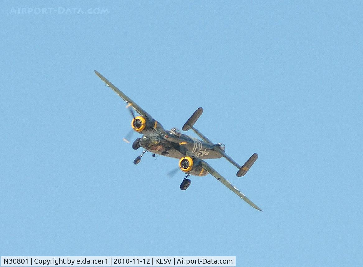N30801, 1944 North American TB-25N Mitchell C/N 108-34076, Taken at Nellis Air Force Base, Nevada.