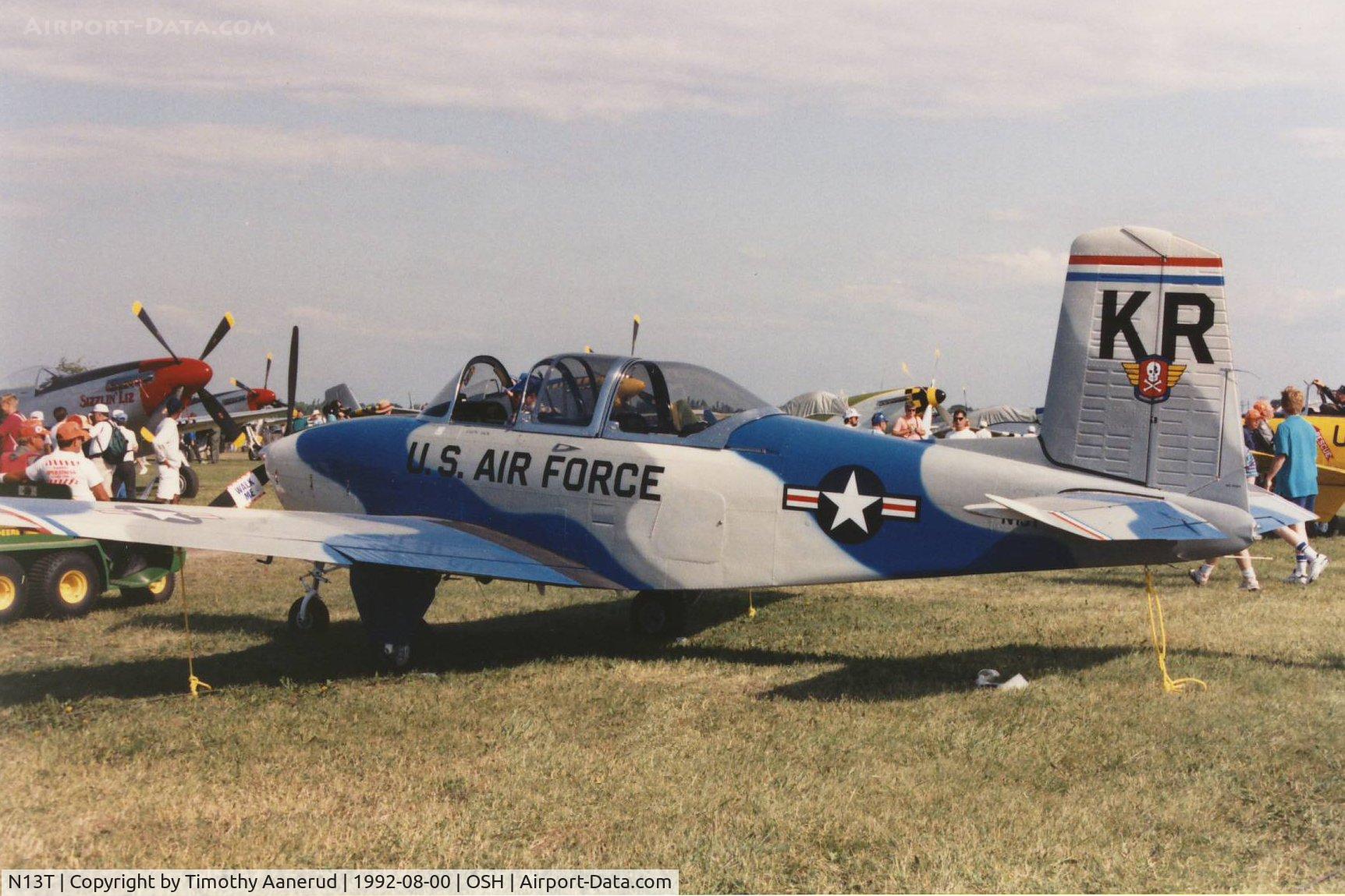 N13T, Beech T-34A (A45) Mentor Mentor C/N G-79, Beech A45, c/n: G-79, T-34A Mentor, Ex 53-3318, Airventure 1992.  Best T-34 Oshkosh 1991.