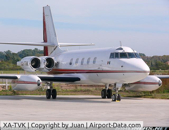XA-TVK, 1966 Lockheed L-1329 Jetstar C/N 5098, At San Fernando Airport, Argentina