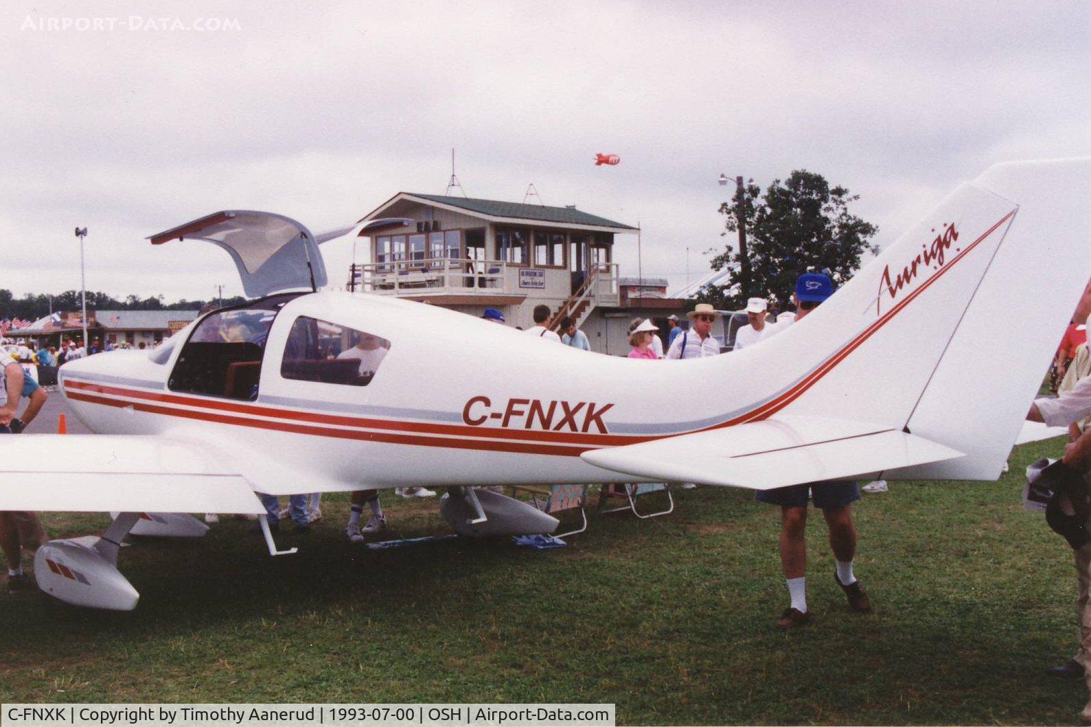 C-FNXK, Auriga FT C/N 001, Auriga F.T. c/n: 001, Flight Composites. Degistered 1994-07-20. Airventure 1992