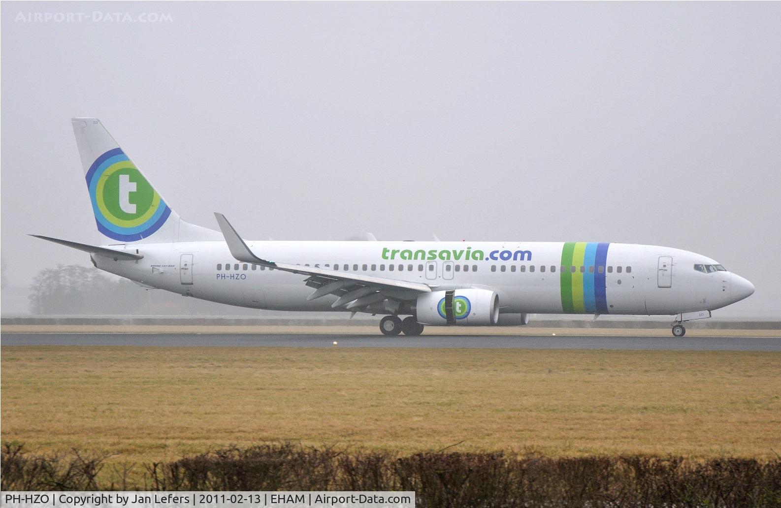 PH-HZO, 2007 Boeing 737-8K2 C/N 34169, Foggy landing on the Polderbaan