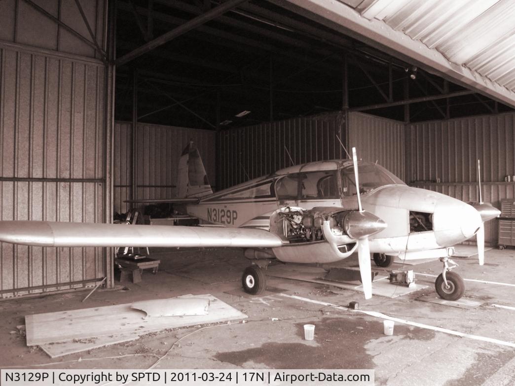 N3129P, 1957 Piper PA-23 C/N 23-1052, N3129P.  Taken 24th March, 2011.