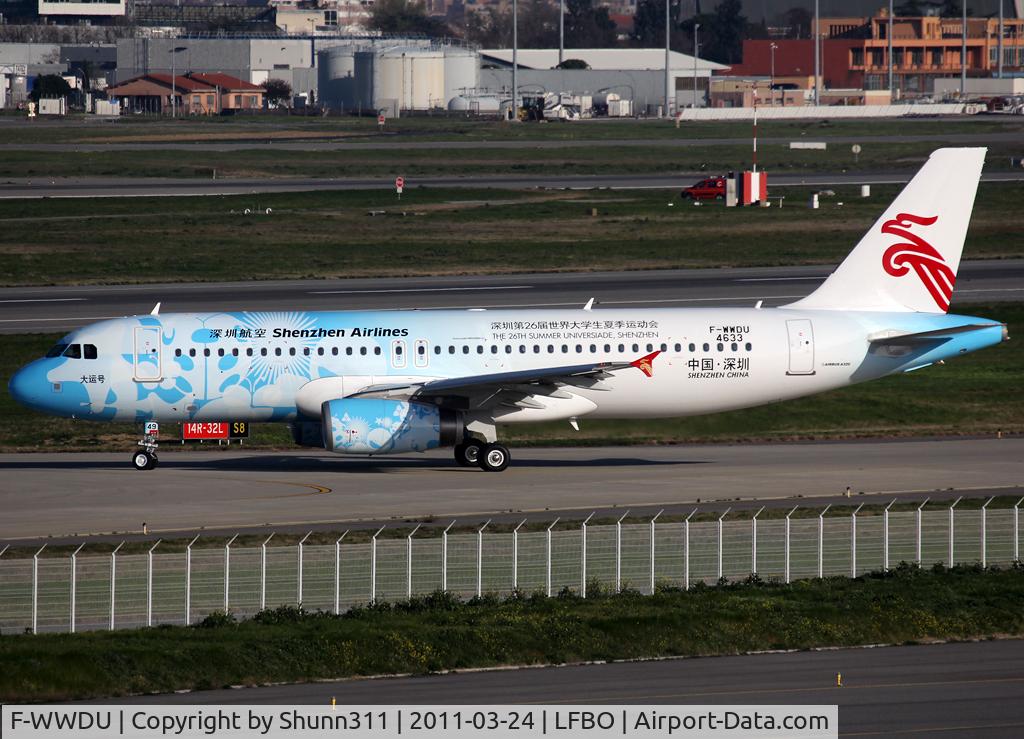 F-WWDU, 2011 Airbus A320-232 C/N 4633, C/n 4633 - Full special c/s now...