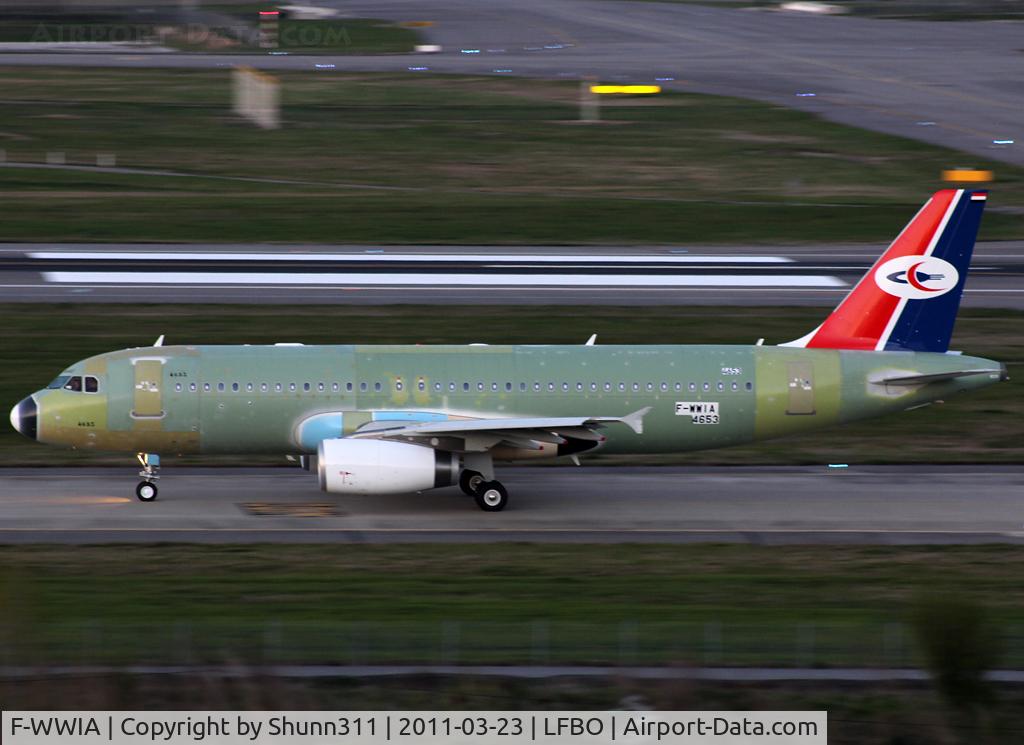 F-WWIA, 2011 Airbus A320-233 C/N 4653, C/n 4653 - First A320 for Yemenia