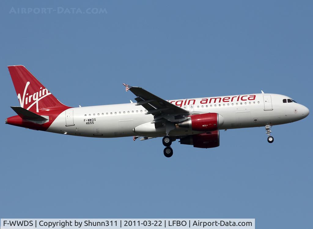 F-WWDS, 2011 Airbus A320-214 C/N 4655, C/n 4655 - To be N841VA