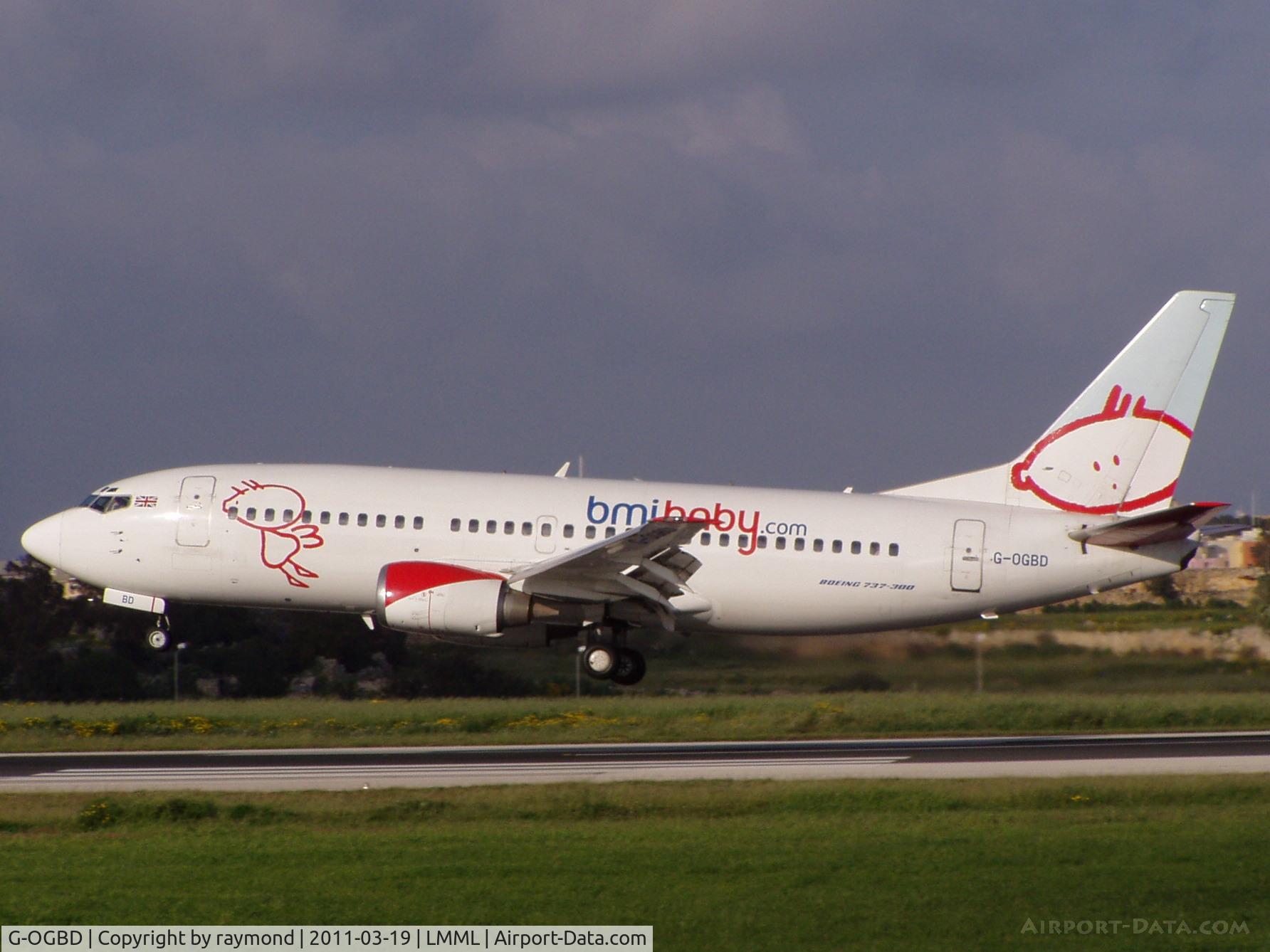 G-OGBD, 1995 Boeing 737-3L9 C/N 27833, B737-300 G-OGBD BMIBaby