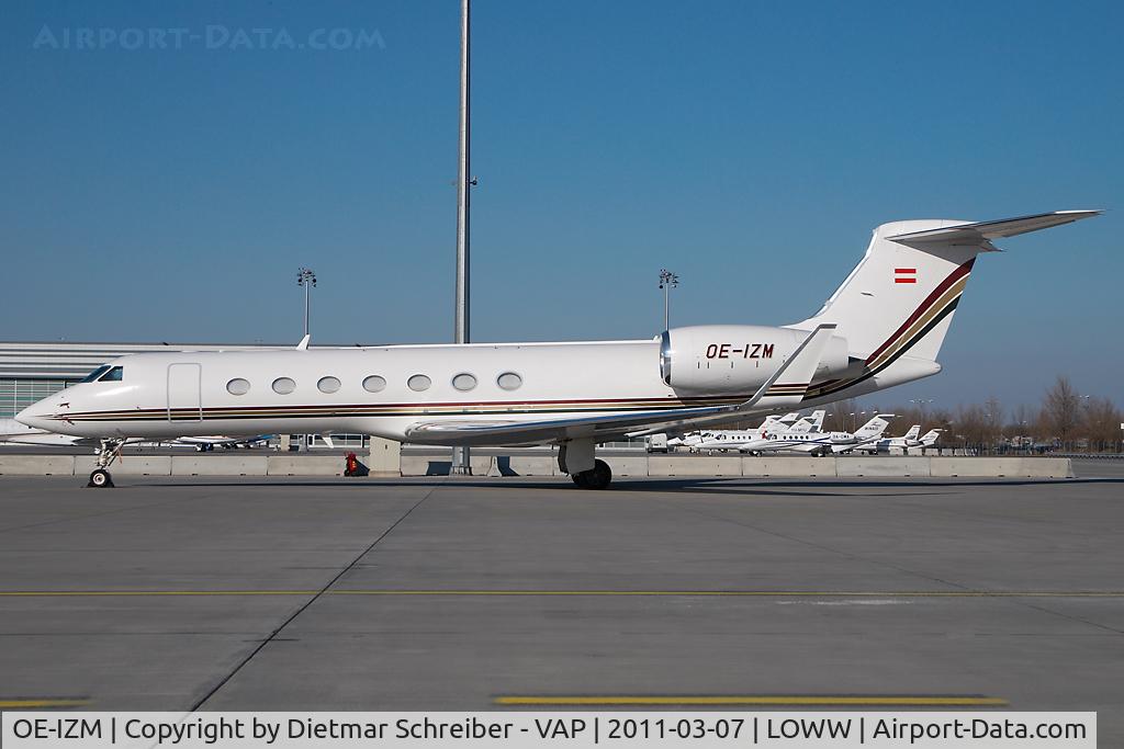 OE-IZM, 2007 Gulfstream Aerospace GV-SP (G550) C/N 5177, Gulf 5