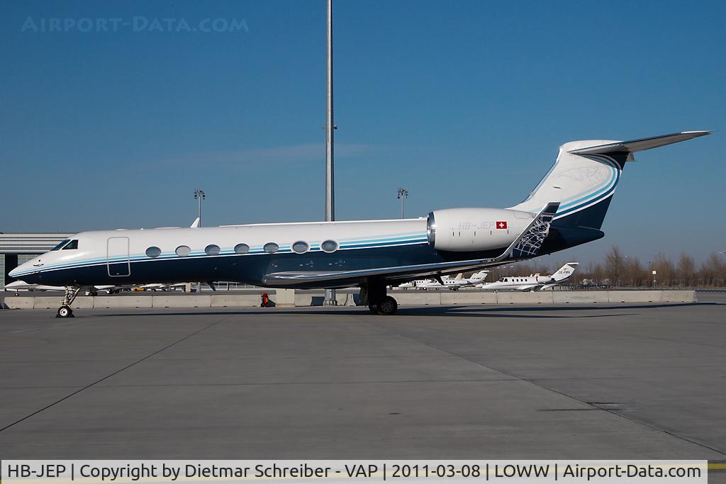 HB-JEP, 2005 Gulfstream Aerospace GV-SP (G550) C/N 5070, Gulf 550
