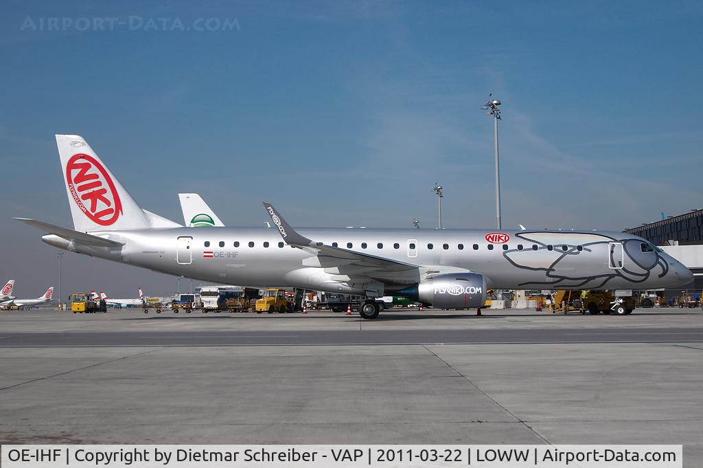 OE-IHF, 2011 Embraer 190LR (ERJ-190-100LR) C/N 19000420, Fly Niki Embraer 190