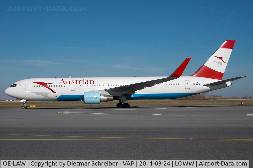 OE-LAW, 1992 Boeing 767-3Z9/ER C/N 26417, Austrian Airlines Boeing 767-300