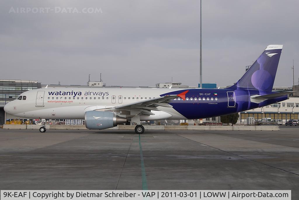 9K-EAF, 2010 Airbus A320-214 C/N 4304, Wataniya Airbus 320