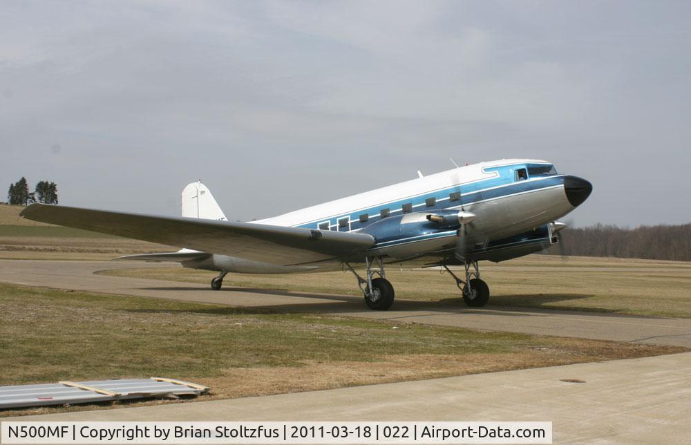 N500MF, 1944 Douglas DC-3C-TP C/N 27047, N500MF is a Pratt and Whitney (PT-6-65AR) powered DC-3.  The aircraft is used in mission/humanitarian efforts throughout the West Indies including Haiti.