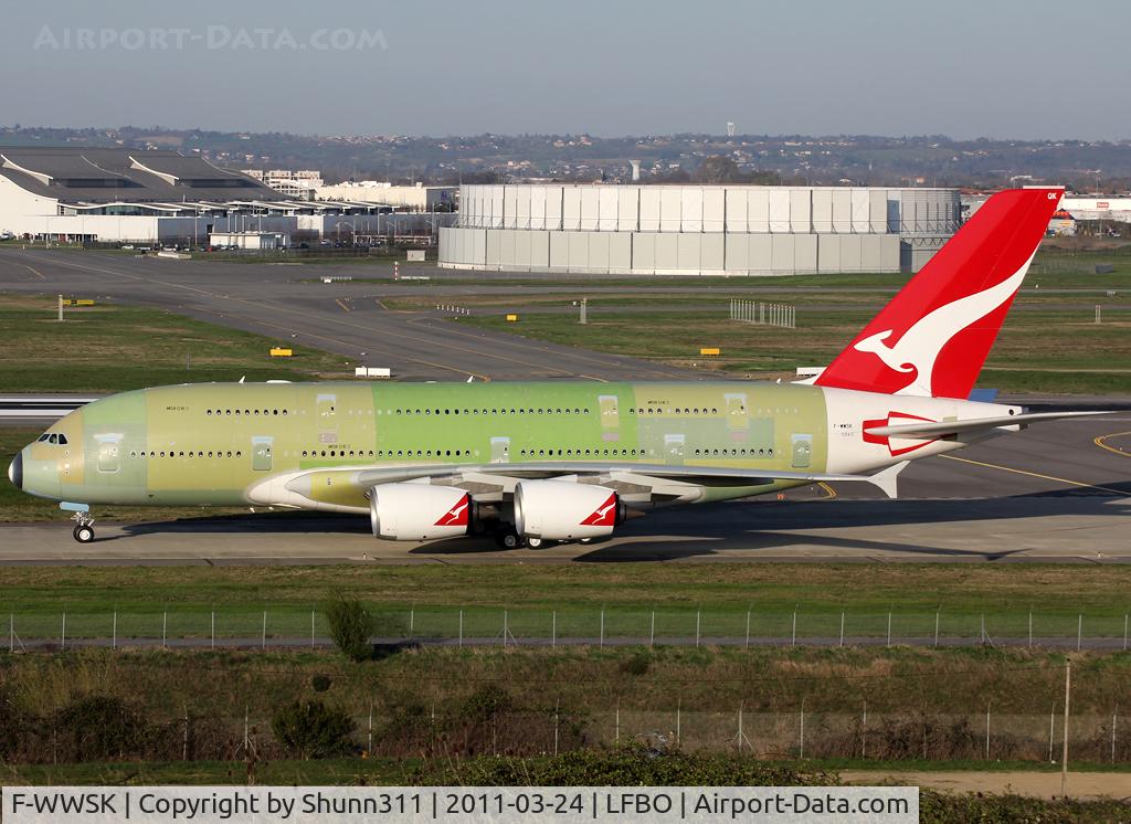 F-WWSK, 2011 Airbus A380-842 C/N 063, C/n 0063 - For Qantas