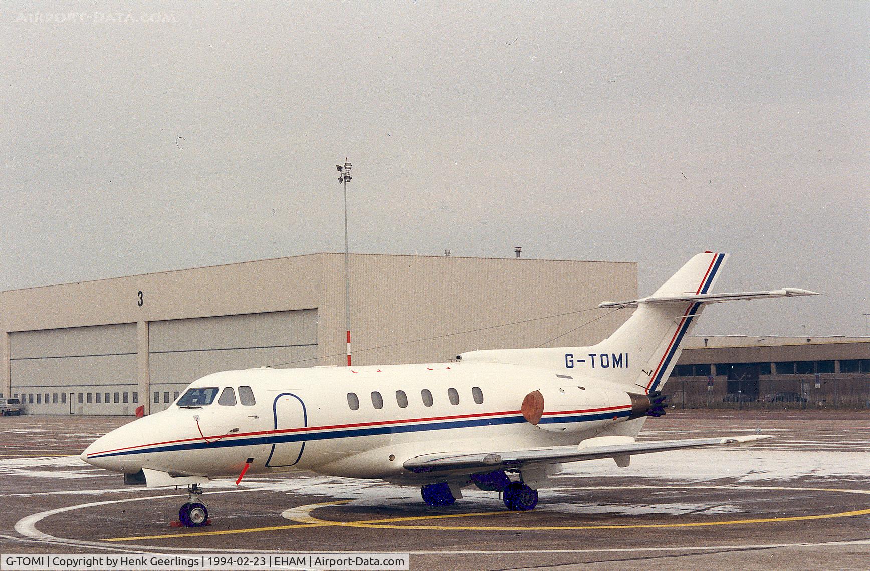 G-TOMI, 1973 Hawker Siddeley HS.125 Series 600B C/N 256030, Schiphol -East