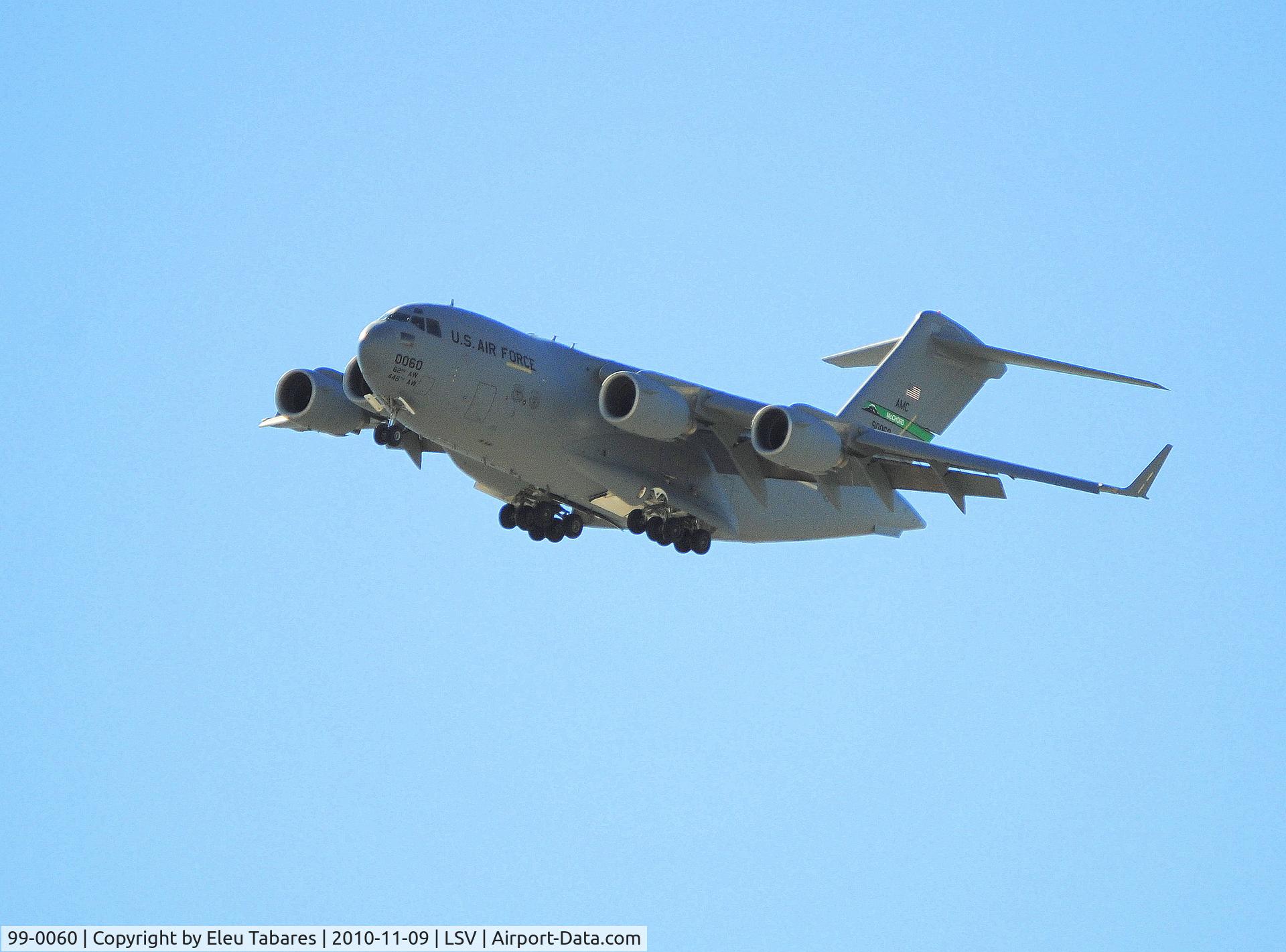 99-0060, 1999 Boeing C-17A Globemaster III C/N 50064/P-60, Taken at Nellis Air Force Base, Nevada.