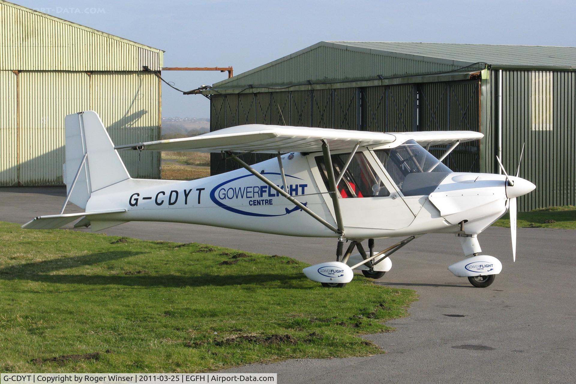 G-CDYT, 2006 Comco Ikarus C42 FB80 C/N 0603-6798, Operated by Gower Flight Centre based at Swansea Airport